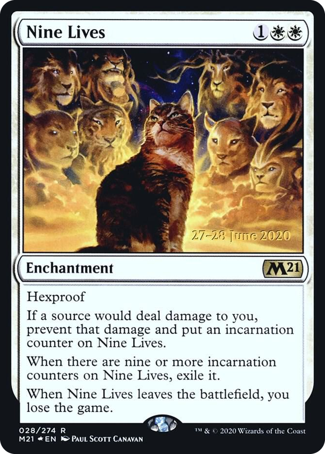Nine Lives #28 R - Prerelease Cards Pokemon card