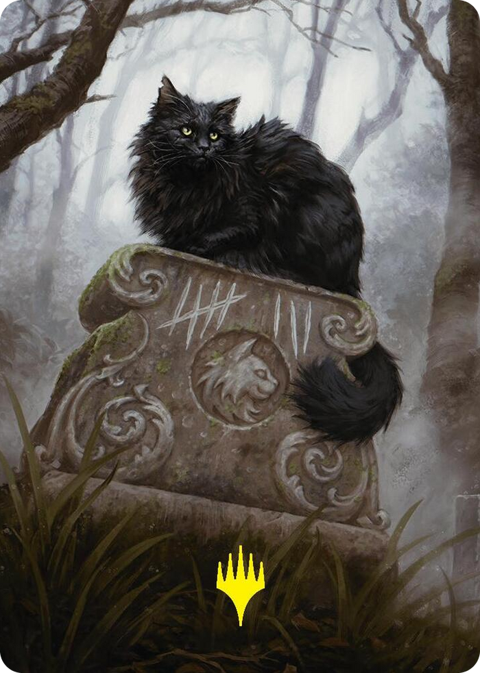 Nine-Lives Familiar 2 Art Card (36/54) (Gold-Stamped Planeswalker Symbol) #36 S - Art Series: Foundations Pokemon card