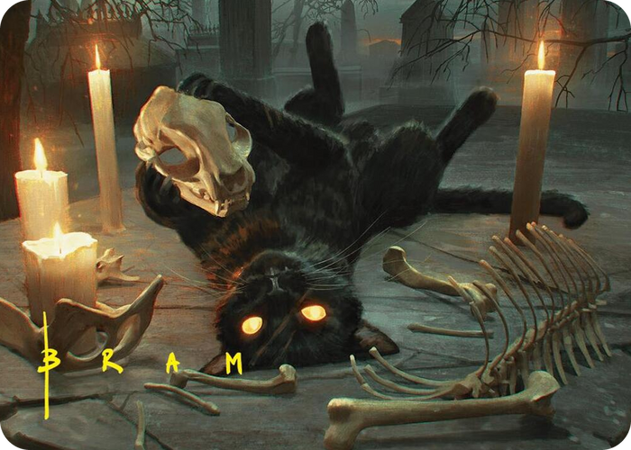 Nine-Lives Familiar Art Card (8/54) (Gold-Stamped Signature) #8 S - Art Series: Foundations Pokemon card