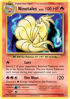 0015 Ninetales - 15/108 (XY Evolutions) (Non-Holo) Rare Deck Exclusives