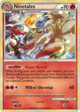 0007 Ninetales - 7/123 (Cracked Ice) Promo Blister Exclusives