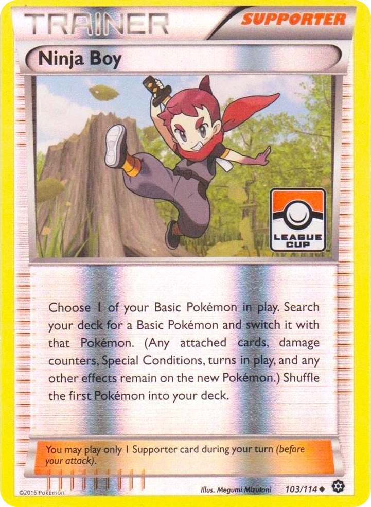 0103 Ninja Boy - 103/114 (League Cup) Promo League & Championship Cards
