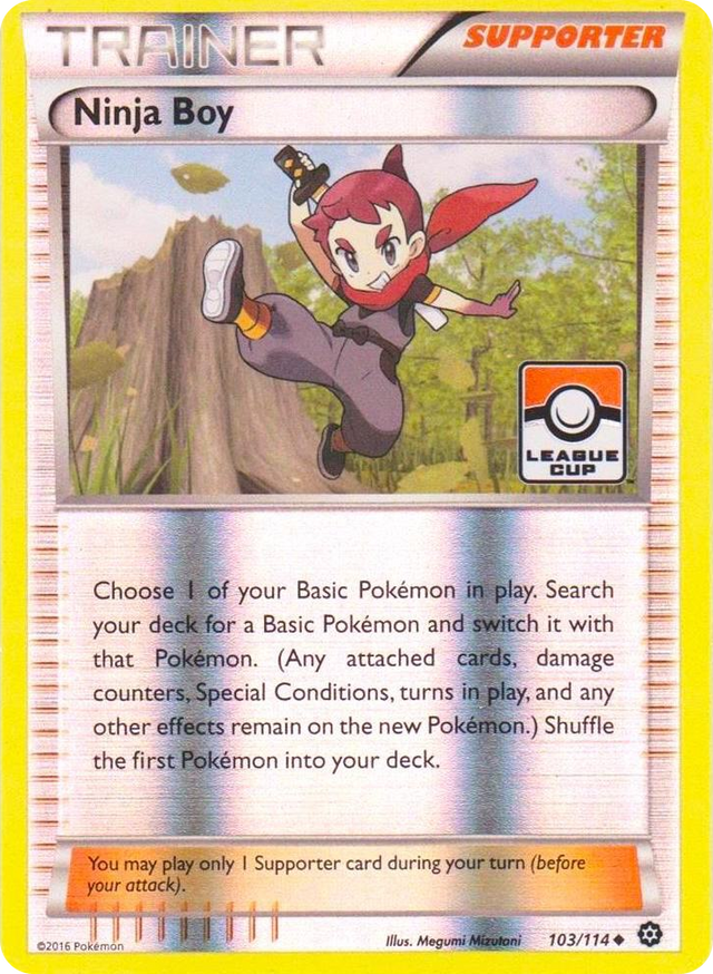 0103 Ninja Boy - 103/114 (League Cup) Promo League & Championship Cards