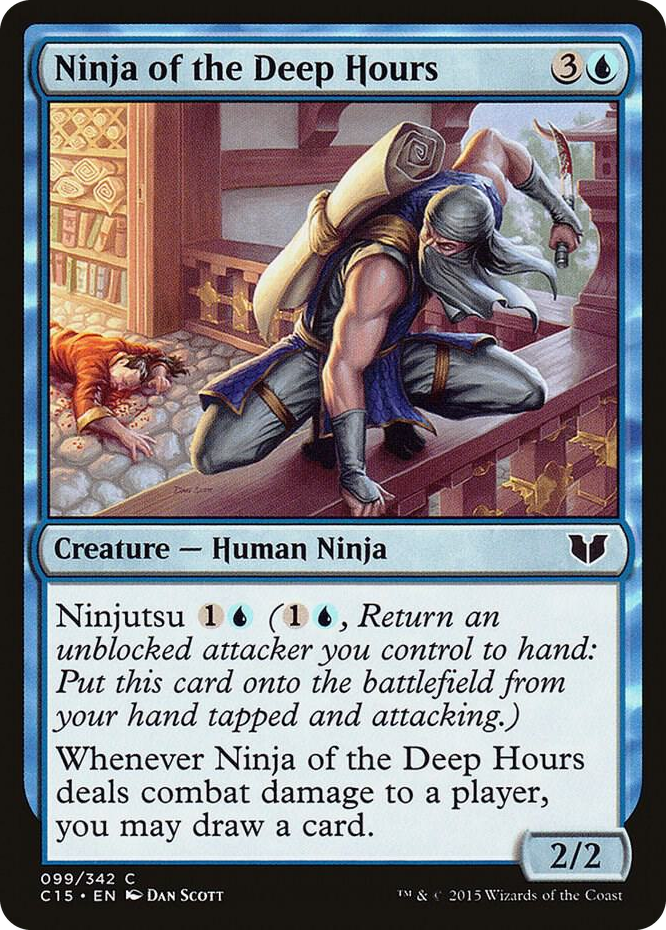 Ninja of the Deep Hours #99 C - Commander 2015 Pokemon card