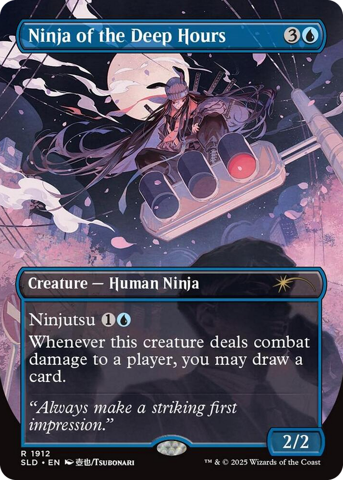 Ninja of the Deep Hours #1912 R - Secret Lair Drop Series Pokemon card
