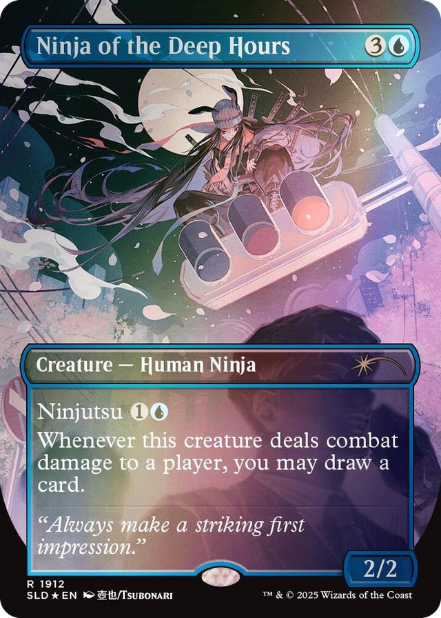 1912 Ninja of the Deep Hours (Rainbow Foil) R Secret Lair Drop Series