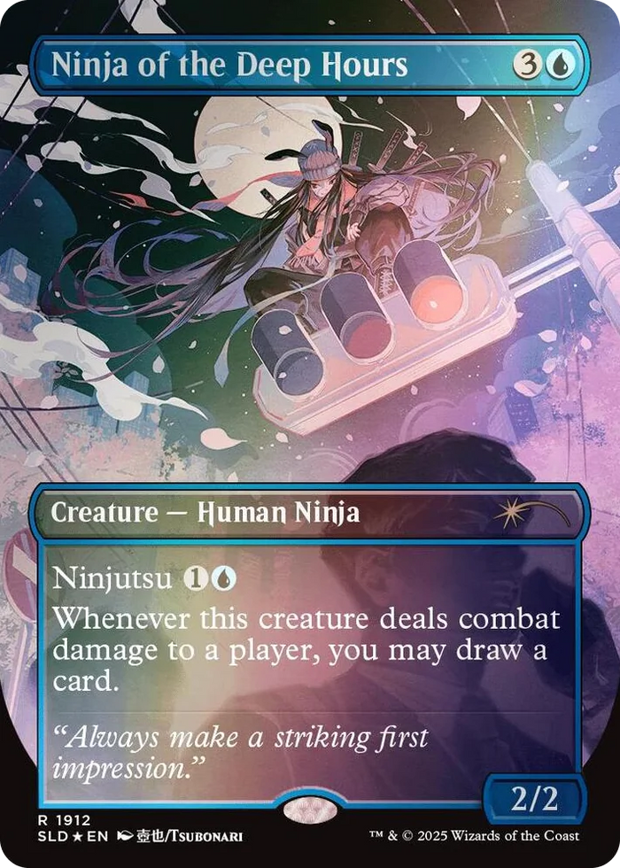 1912 Ninja of the Deep Hours (Rainbow Foil) R Secret Lair Drop Series