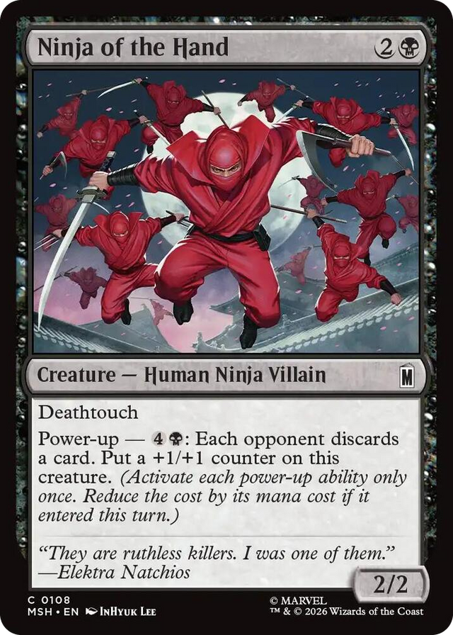 0108 Ninja of the Hand C Marvel Super Heroes