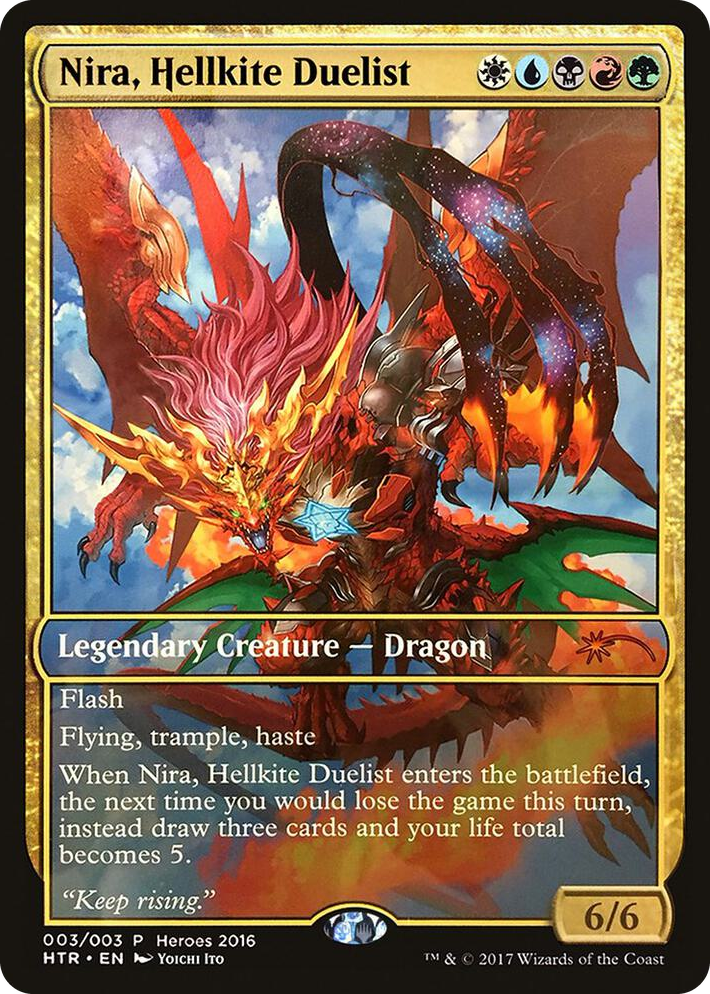 0003 Nira, Hellkite Duelist P Unique and Miscellaneous Promos