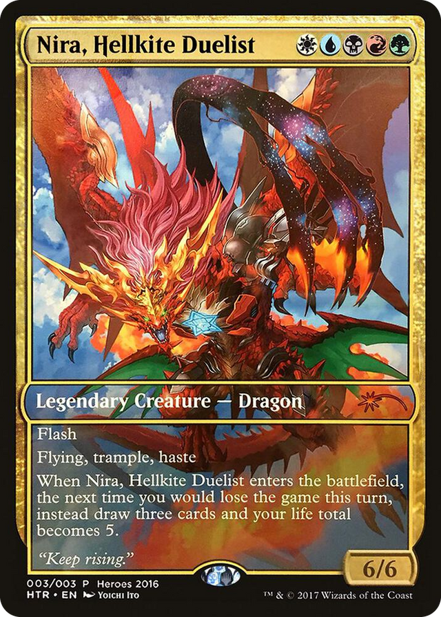 0003 Nira, Hellkite Duelist P Unique and Miscellaneous Promos