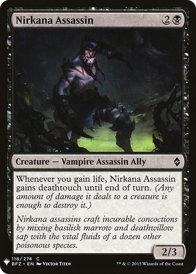 0118 Nirkana Assassin C The List Reprints