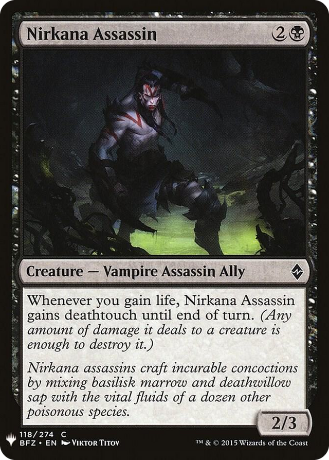 0118 Nirkana Assassin C The List Reprints