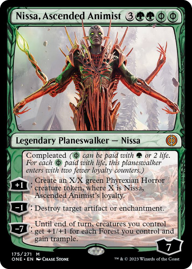 0175 Nissa, Ascended Animist M Phyrexia: All Will Be One