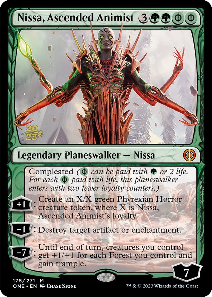 0175 Nissa, Ascended Animist M Prerelease Cards