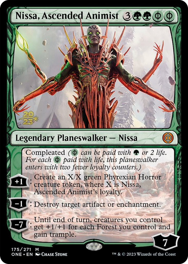 0175 Nissa, Ascended Animist M Prerelease Cards