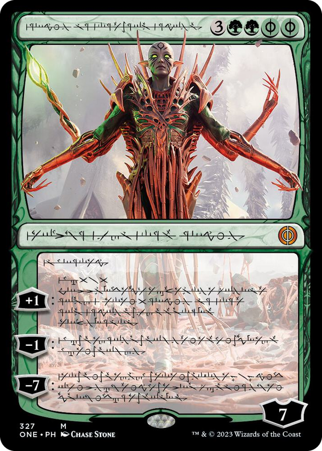 0327 Nissa, Ascended Animist (Phyrexian) M Phyrexia: All Will Be One