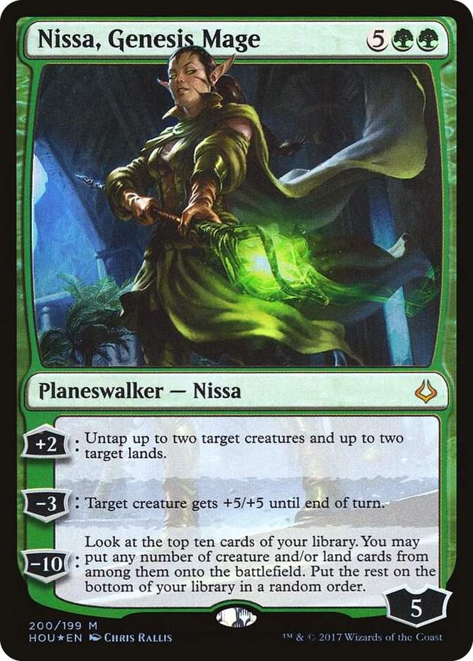 Nissa, Genesis Mage #200 M - Hour of Devastation Pokemon card
