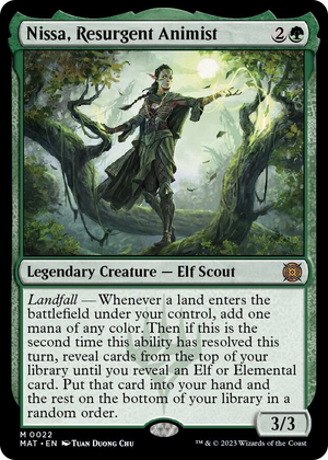 0022 Nissa, Resurgent Animist M March of the Machine: The Aftermath