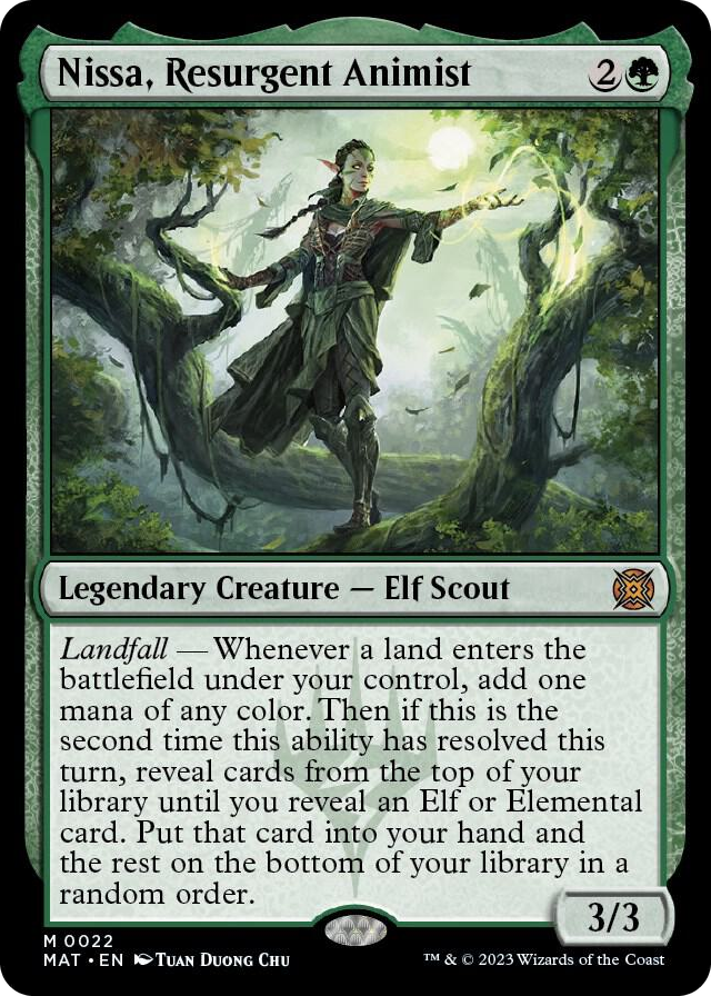 0022 Nissa, Resurgent Animist M March of the Machine: The Aftermath