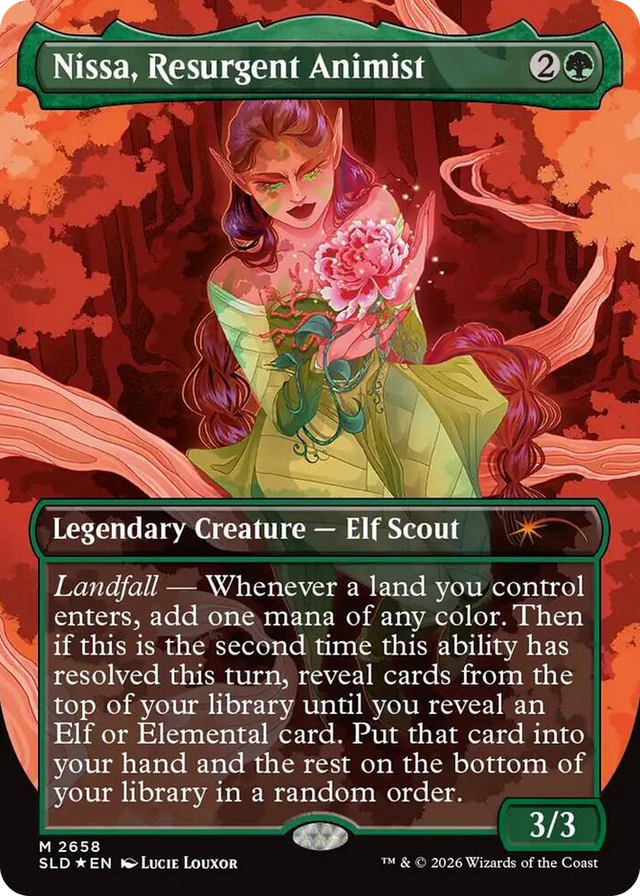2658 Nissa, Resurgent Animist M Secret Lair Drop Series