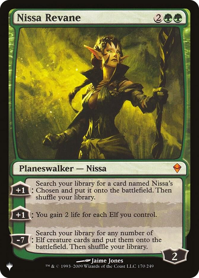 0170 Nissa Revane M The List Reprints
