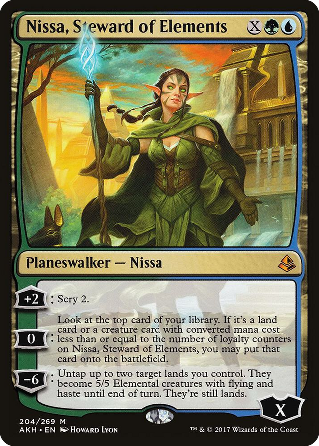 0204 Nissa, Steward of Elements M Amonkhet