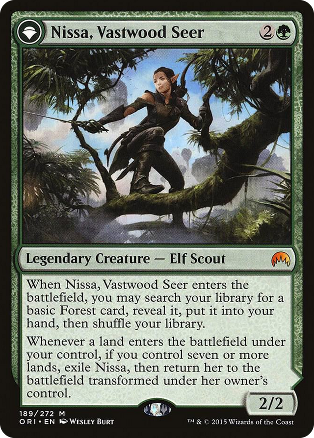 0189 Nissa, Vastwood Seer M Magic Origins
