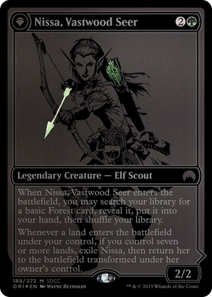 0189 Nissa, Vastwood Seer (SDCC 2015 Exclusive) P Media Promos