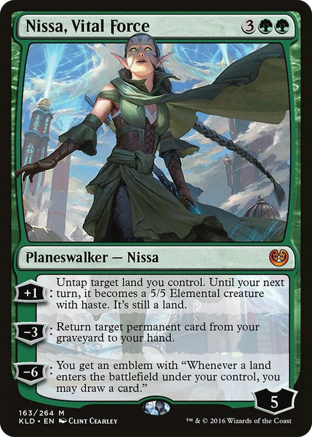 0163 Nissa, Vital Force M Kaladesh