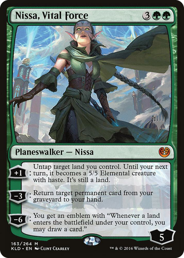 0163 Nissa, Vital Force M Promo Pack: Zendikar Rising