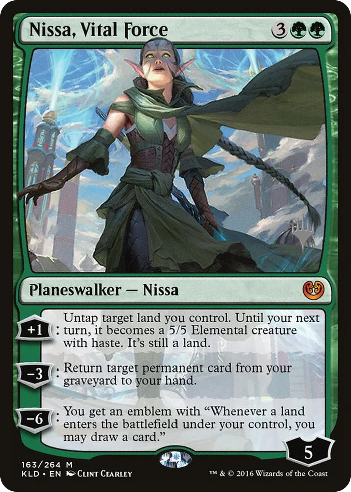 0163 Nissa, Vital Force M Promo Pack: Zendikar Rising