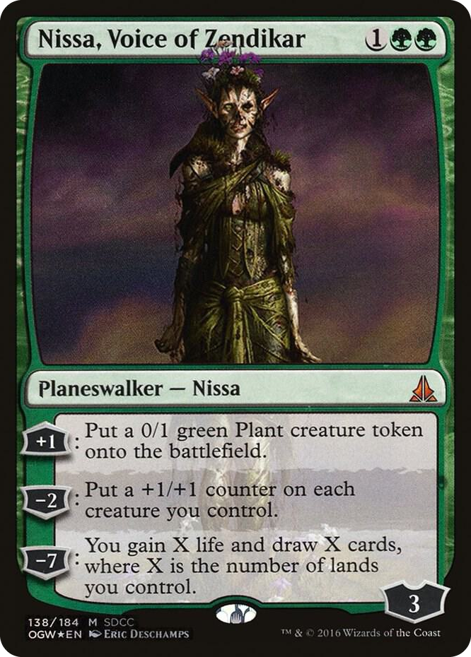 Nissa, Voice of Zendikar (SDCC 2016 Exclusive) #138 P - Media Promos Pokemon card