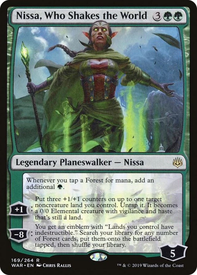 0169 Nissa, Who Shakes the World R War of the Spark