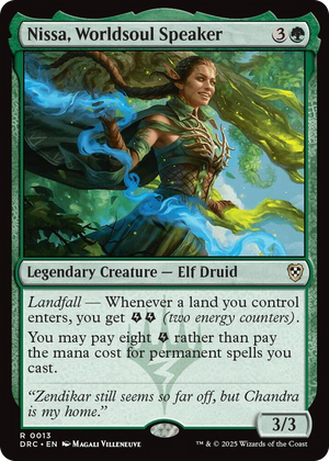 0013 Nissa, Worldsoul Speaker R Commander: Aetherdrift