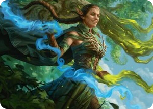 0031 Nissa, Worldsoul Speaker Art Card S Art Series: Aetherdrift