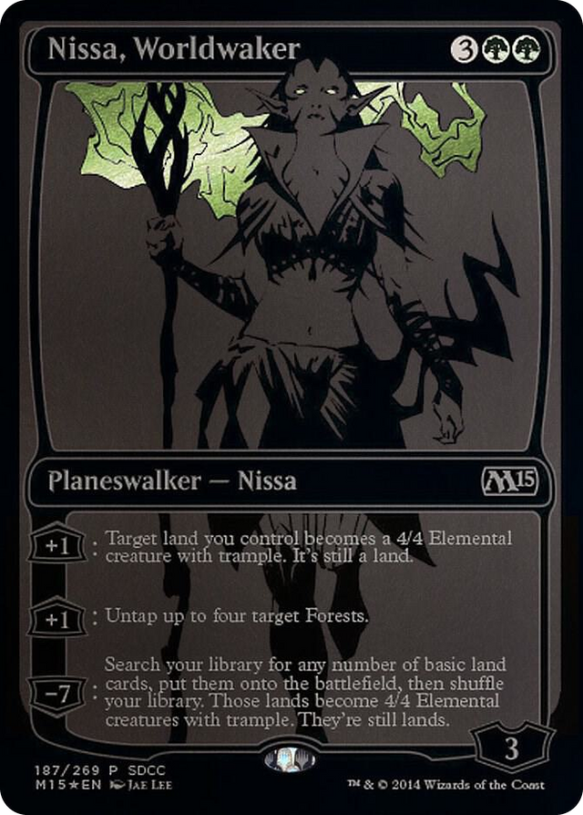 0187 Nissa, Worldwaker (SDCC 2014 Exclusive) P Media Promos