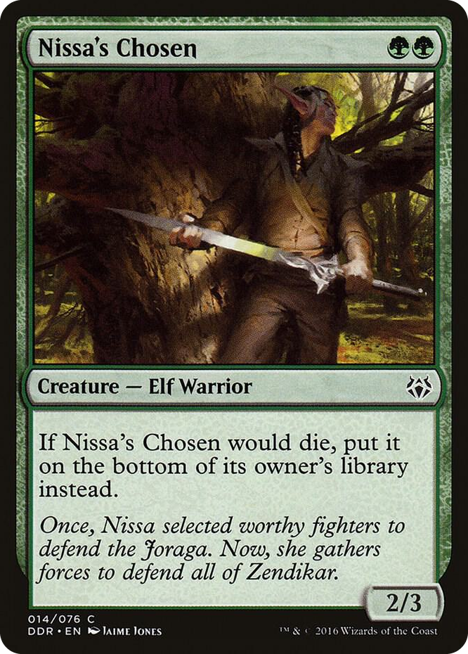 Nissa's Chosen #14 C - Duel Decks: Nissa vs. Ob Nixilis Pokemon card