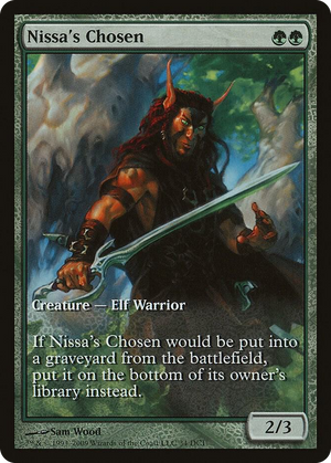 0034 Nissa's Chosen P Game Day & Store Championship Promos