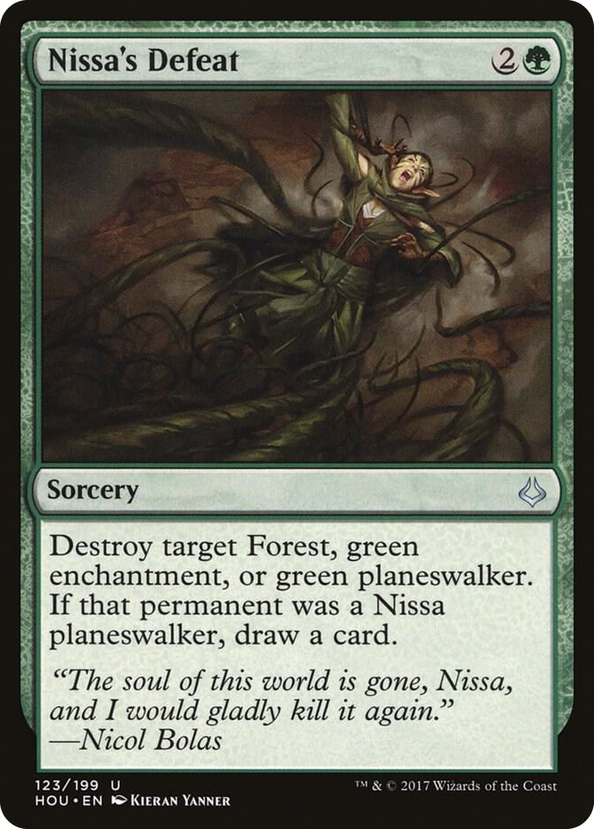 Nissa's Defeat #123 U - Hour of Devastation Pokemon card