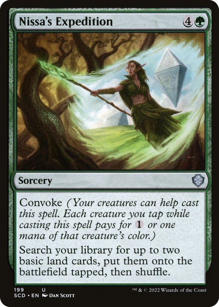 0199 Nissa's Expedition U Starter Commander Decks