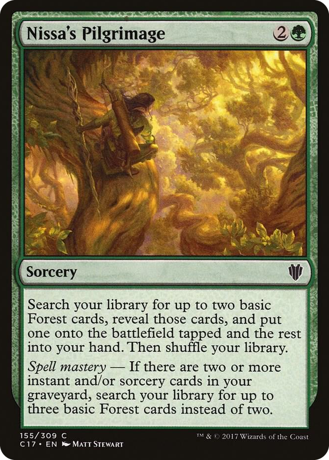 0155 Nissa's Pilgrimage C Commander 2017