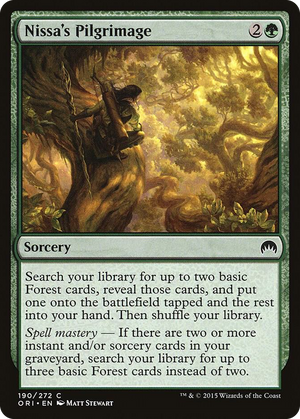 0190 Nissa's Pilgrimage C Magic Origins
