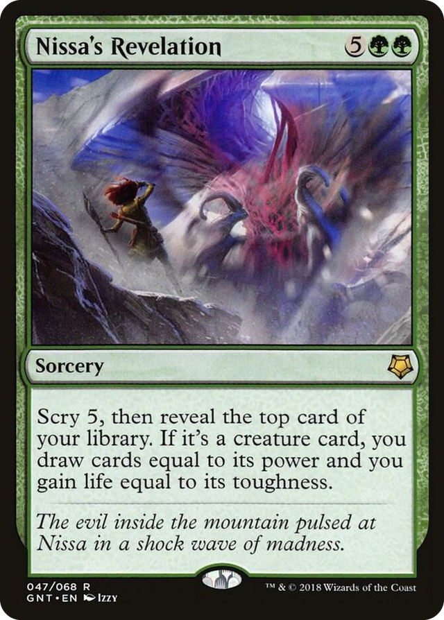 0047 Nissa's Revelation R Magic Game Night