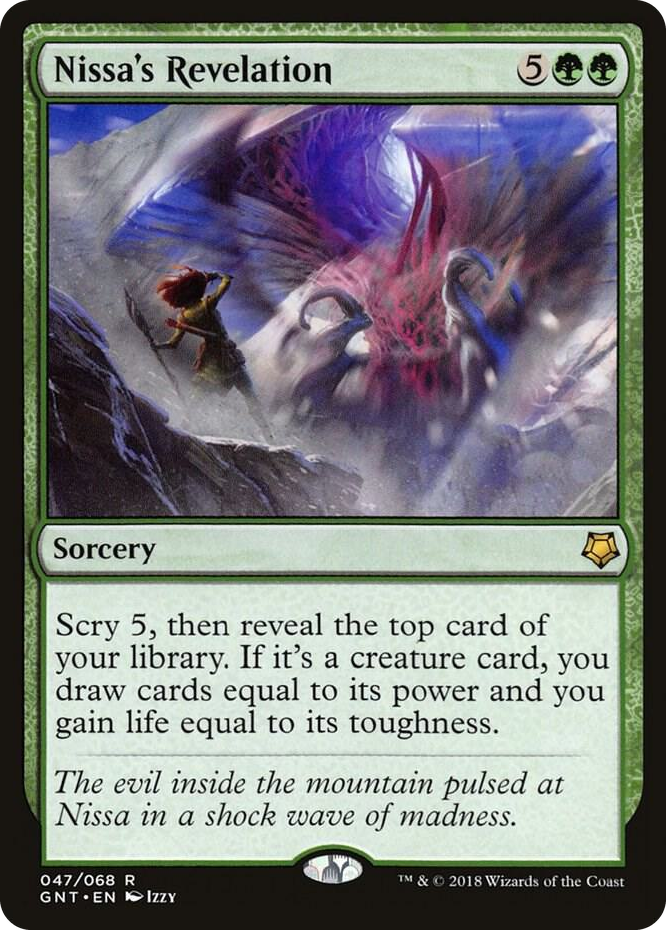 0047 Nissa's Revelation R Magic Game Night