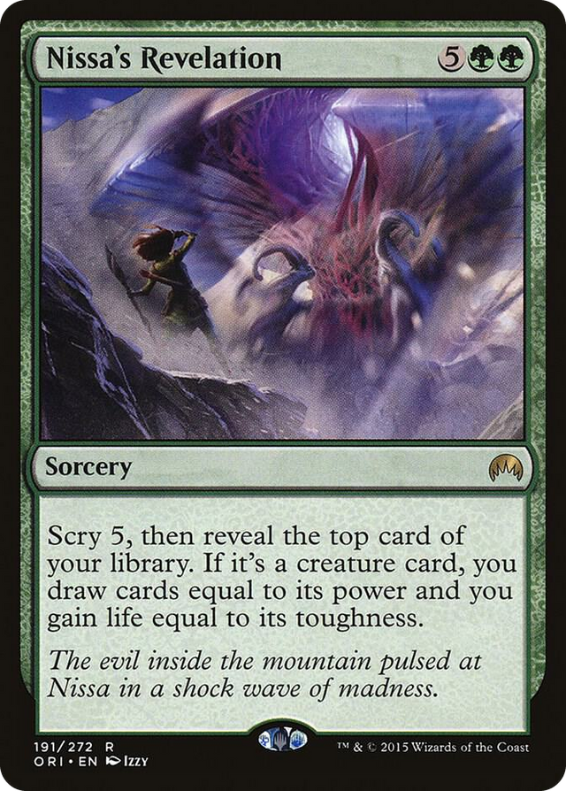 0191 Nissa's Revelation R Magic Origins