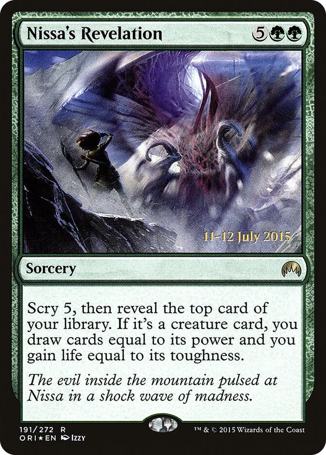Nissa's Revelation #191 R - Prerelease Cards Pokemon card