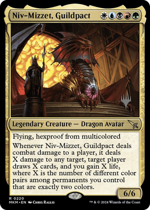 0220 Niv-Mizzet, Guildpact R Promo Pack: Murders at Karlov Manor