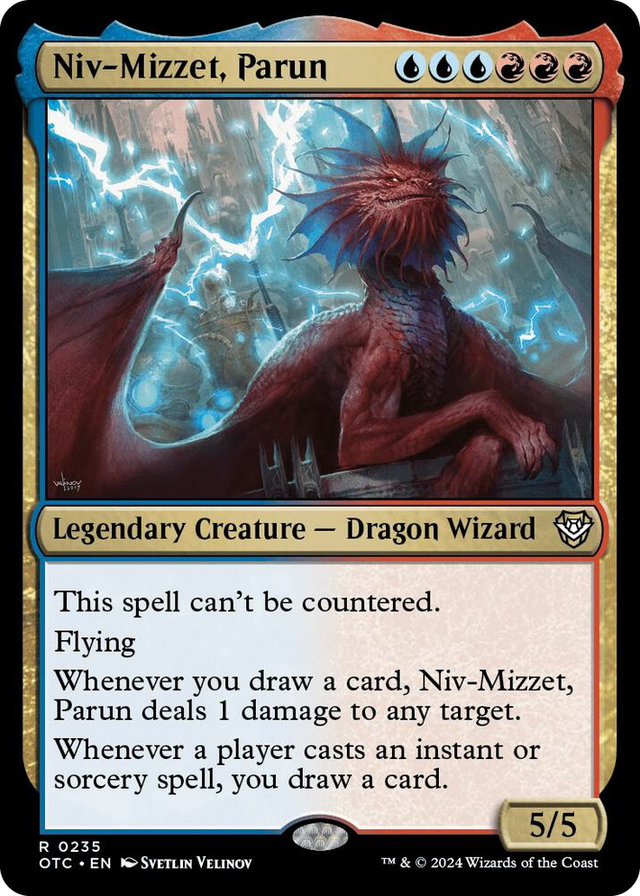 0235 Niv-Mizzet, Parun R Commander: Outlaws of Thunder Junction