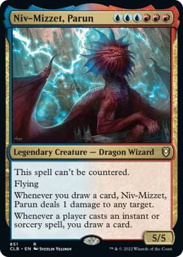 0851 Niv-Mizzet, Parun R Commander Legends: Battle for Baldur's Gate
