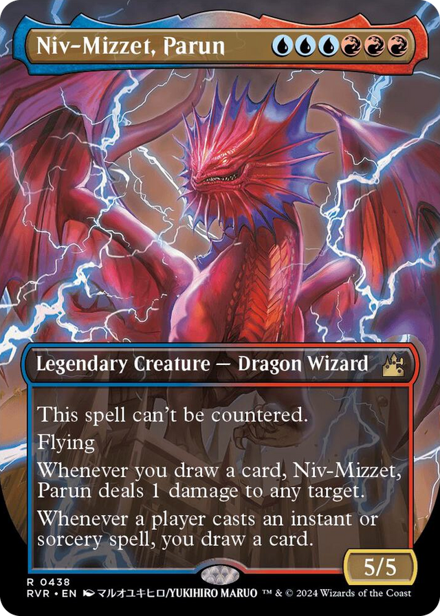 0438 Niv-Mizzet, Parun (Anime Borderless) R Ravnica Remastered
